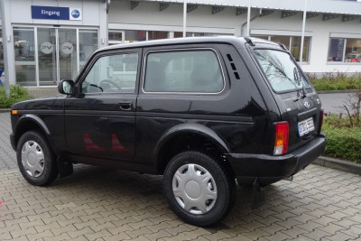 Der Lada 4x4 Urban bei der Präsentation in Hilden. Foto: Petra Grünendahl.