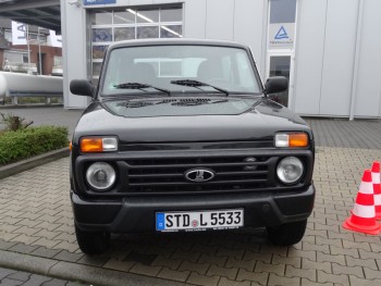 Der Lada 4x4 Urban bei der Präsentation in Hilden. Foto: Petra Grünendahl.