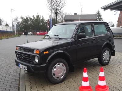 Der Lada 4x4 Urban bei der Präsentation in Hilden. Foto: Petra Grünendahl.